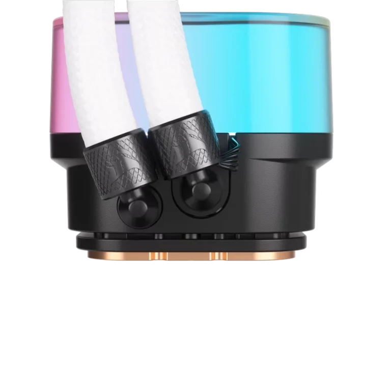 קירור נוזלי למעבד CORSAIR iCUE LINK H100i RGB מבית CORSAIR לבן – כולל בקר LINK ומאווררי QX120