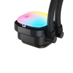 קירור נוזלי למעבד CORSAIR iCUE LINK TITAN 360 RX RGB כולל שלישיית מאווררי RX120 ותאורת RGB – שחור