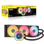 קירור נוזלי למעבד iCUE LINK TITAN RX 360 LCD מבית CORSAIR – שחור