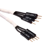 Corsair Premium Sleeved 30cm  – סט כבלים לבן