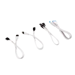 Corsair Premium Sleeved 30cm  – סט כבלים לבן