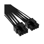 כבל מתח לכרטיס מסך PCIe Gen 5 12V-2x6 600W Type 4 בצבע שחור מבית CORSAIR