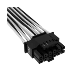 כבל מתח לכרטיס מסך PCIe Gen 5 12V-2x6 600W Type 4 בצבע לבן/שחור מבית CORSAIR