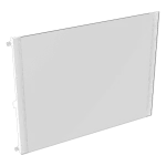 פאנל זכוכית צד חלופי Three-Quarter למארז FRAME 4000D שחור מבית Corsair