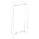 מסגרת קדמית חלופית למארז FRAME 4000D בצבע לבן מבית Corsair