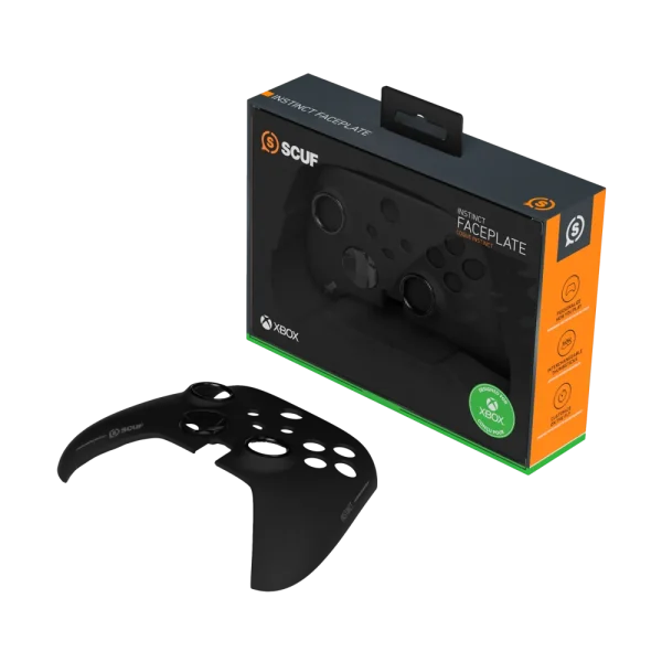 ערכת החלפה פלטה קדמית שחור SCUF INSTINCT FACEPLATE KIT