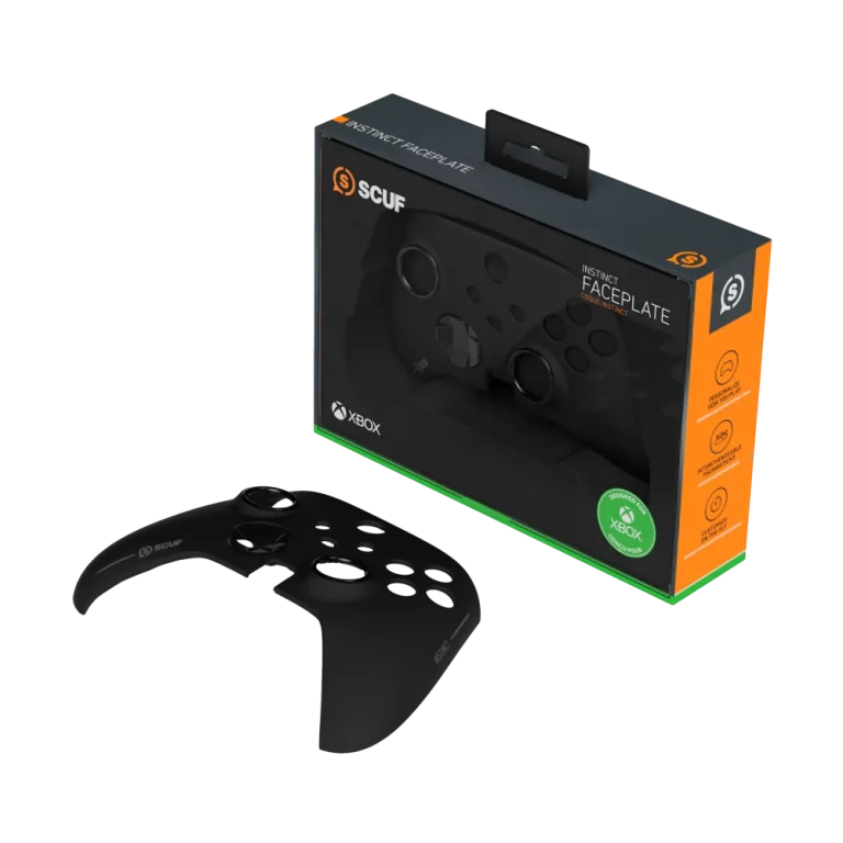 ערכת החלפה פלטה קדמית שחור SCUF INSTINCT FACEPLATE KIT