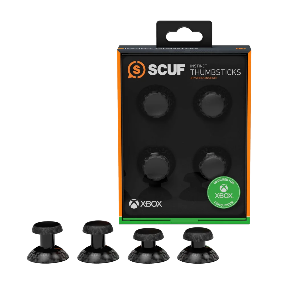 ערכת 4 ג'ויסטיקים לבקר SCUF THUMBSTICKS 4x For INSTINCT / PRO שחור ערכת 4 ג'ויסטיקים לבקר SCUF THUMBSTICKS 4x For INSTINCT / PRO שחור
