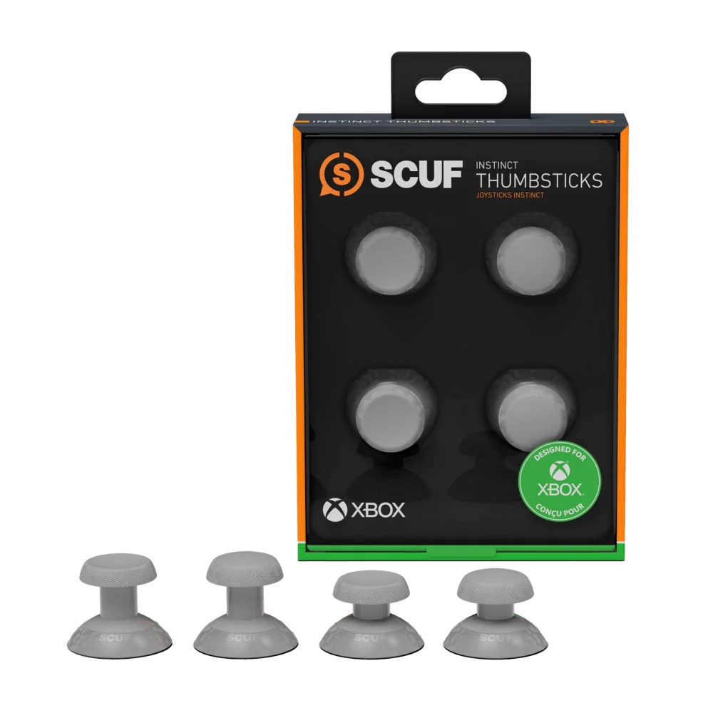 ערכת 4 ג'ויסטיקים לבקר SCUF THUMBSTICKS 4x For INSTINCT / PRO אפור ערכת 4 ג'ויסטיקים לבקר SCUF THUMBSTICKS 4x For INSTINCT / PRO אפור