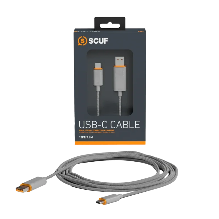 כבל 2 מטר אפור USB-C to USB-A 2m Cable