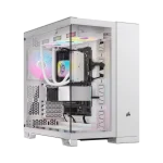 מארז מחשב דגם iCUE LINK 6500X RGB Dual Chamber בצבע לבן מבית Corsair
