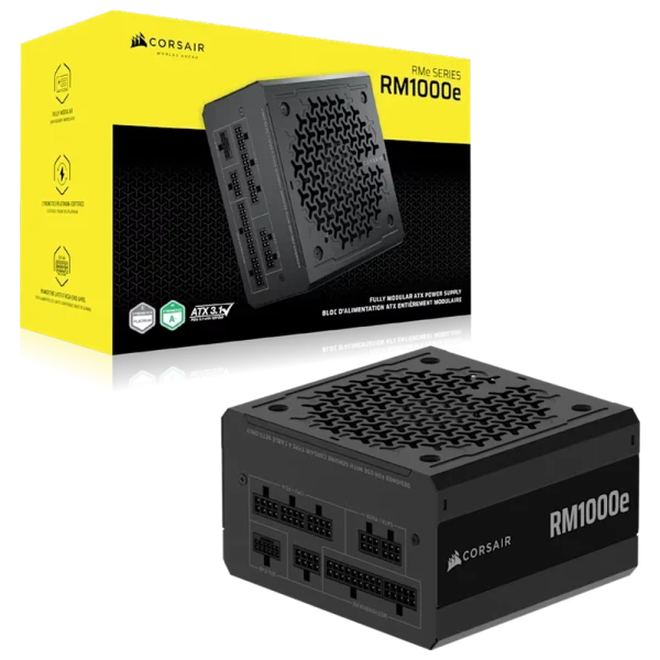 ספק כוח CORSAIR RM1000e RMe Series – 1000W שחור – Fully Modular