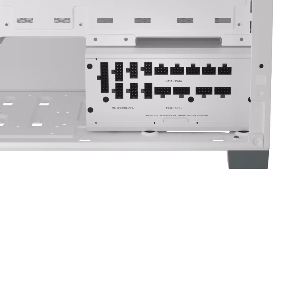 ספק כוח CORSAIR RM1200x SHIFT – 1200W לבן – Fully Modular