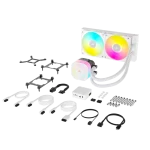 קירור נוזלי למעבד CORSAIR iCUE LINK TITAN 240 RX RGB – לבן