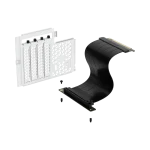 ערכת התקנה אנכית לכרטיס מסך 2500 Series Vertical GPU בצבע לבן מבית Corsair