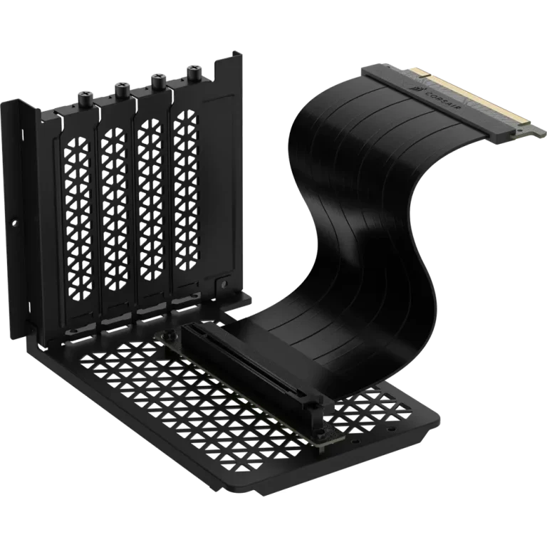 ערכת תלייה אנכית לכרטיסי מסך – Corsair 6500 Series Vertical GPU Mount Kit בצבע שחור