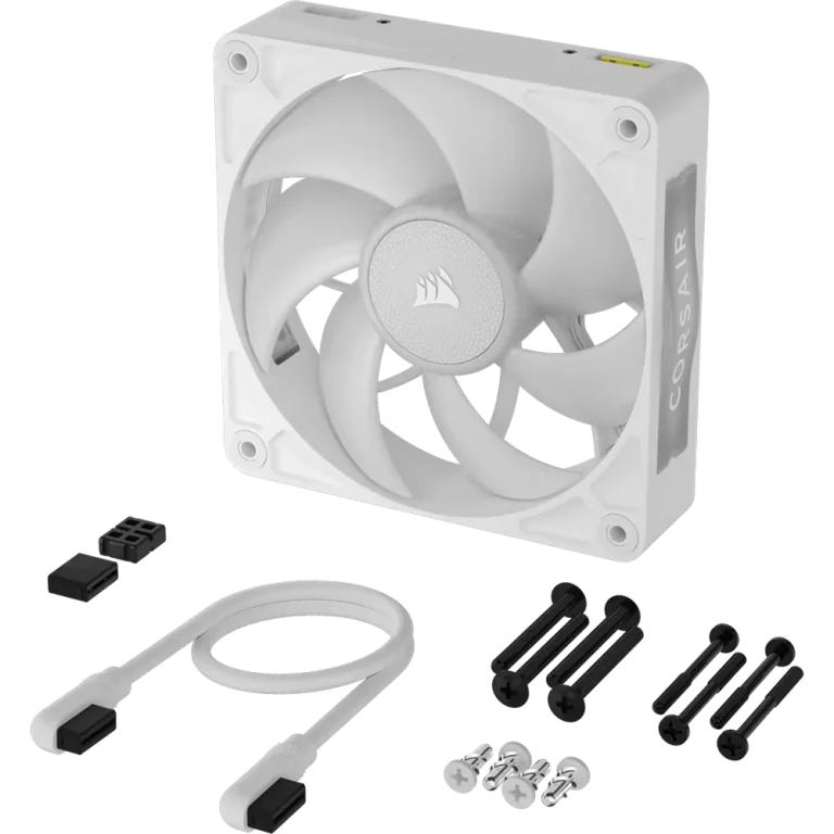 מאוורר RX120 MAX RGB 120mm מבית CORSAIR לבן