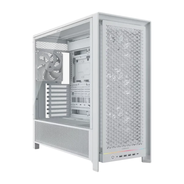 מארז מחשב Mid-Tower דגם FRAME 5000D RS High-Airflow בצבע לבן מבית Corsair