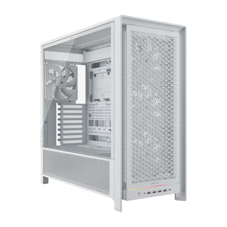 מארז מחשב Mid-Tower דגם FRAME 5000D RS High-Airflow בצבע לבן מבית Corsair
