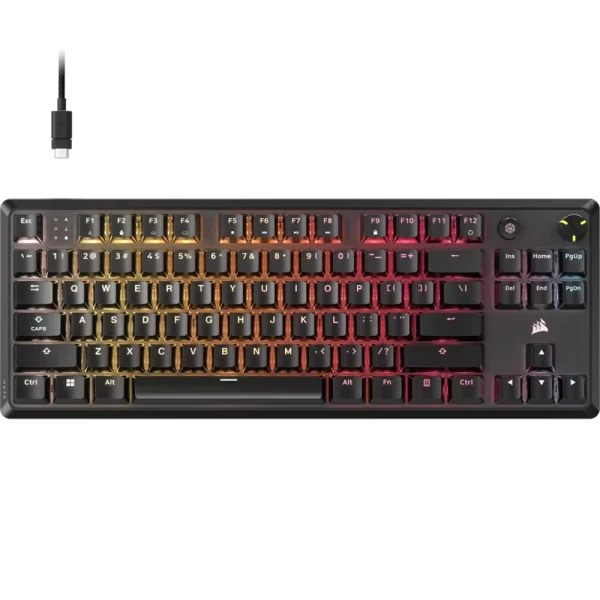 מקלדת גיימינג מכנית K70 CORE TKL RGB קצרה