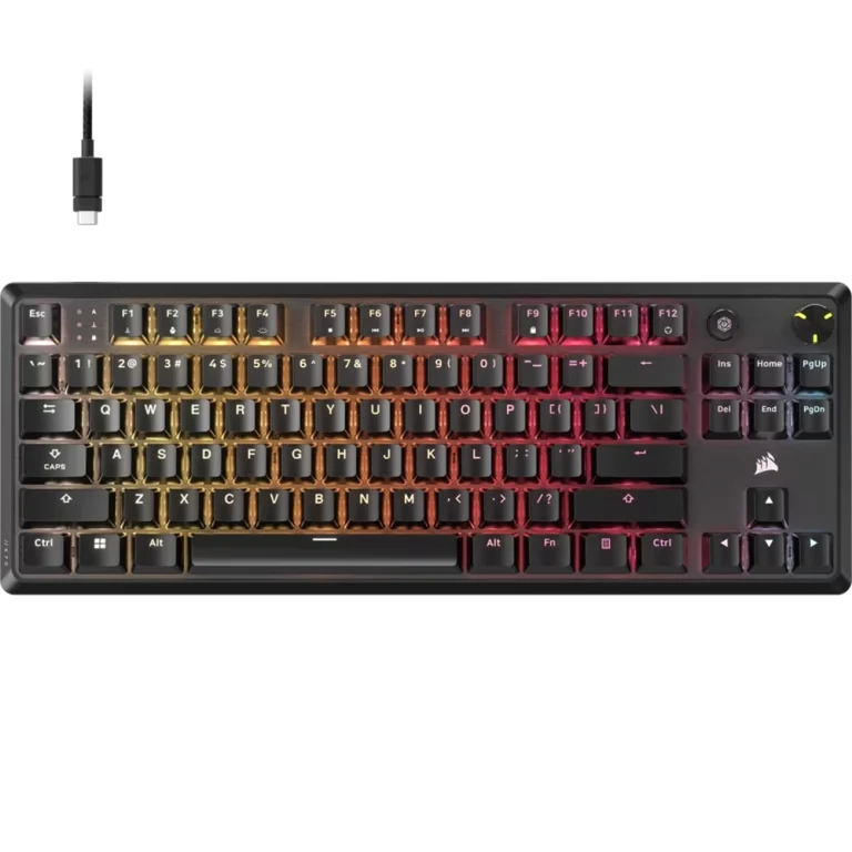 מקלדת גיימינג מכנית K70 CORE TKL RGB קצרה