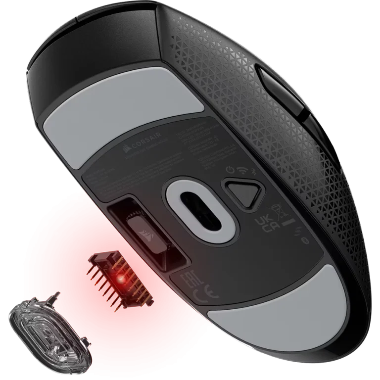 עכבר גיימינג אלחוטי Corsair M55 Wireless – עיצוב סימטרי מדויק עם סוללה עוצמתית
