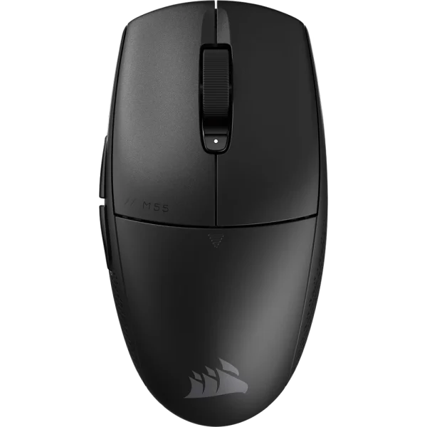 עכבר גיימינג אלחוטי Corsair M55 Wireless – עיצוב סימטרי מדויק עם סוללה עוצמתית