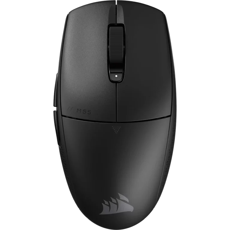 עכבר גיימינג אלחוטי Corsair M55 Wireless – עיצוב סימטרי מדויק עם סוללה עוצמתית