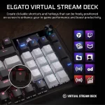מקלדת גיימינג מכנית דגם Vanguard 96 (MLX Plasma) מבית Corsair