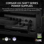 ספק כוח דגם HX1200i Shift Fully Modular Platinum ATX מבית Corsair