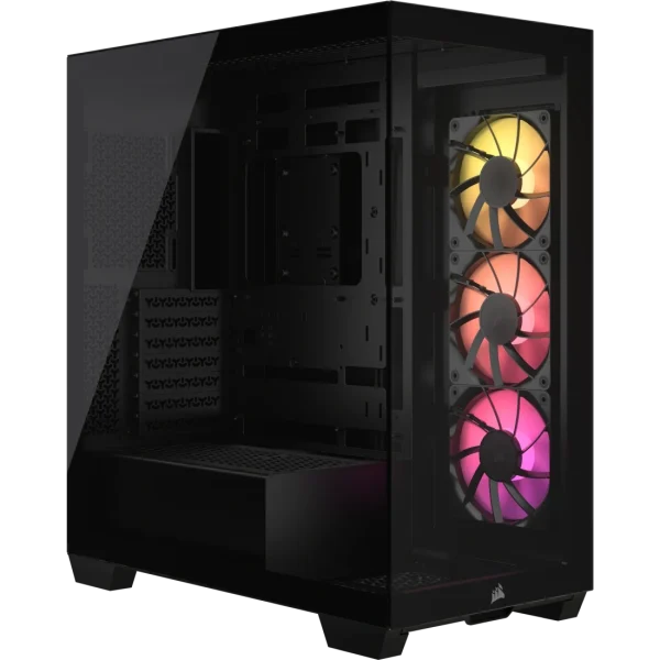מארז מחשב דגם 3500X ARGB Mid-Tower בצבע שחור מבית Corsair