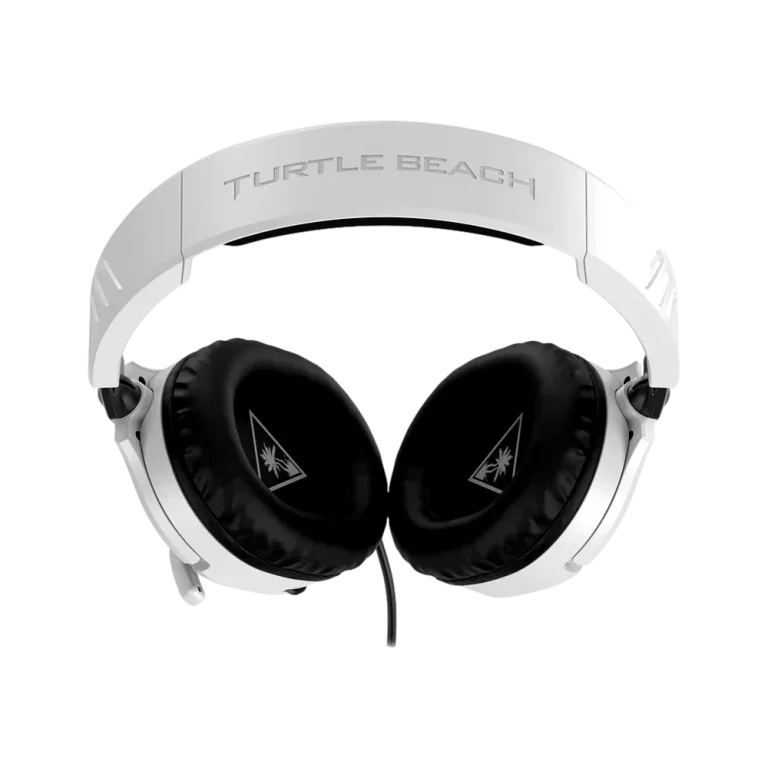 אוזניות גיימינג חוטיות דגם Recon 70 Headset בצבע לבן מבית Turtle Beach