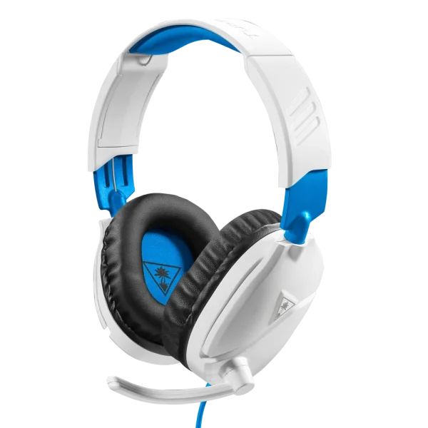 אוזניות גיימינג TURTLE BEACH RECON 70 FOR PlayStation – לבן כחול