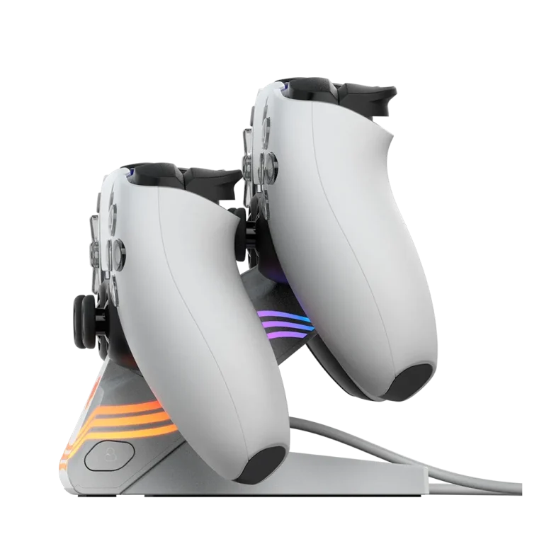 מטען כפול Turtle Beach Afterglow™ Wave  לבן – לשלטי PlayStation DualSense