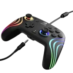 בקר חוטי Nintendo Switch Afterglow Wave RGB - שחור