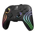 בקר חוטי Nintendo Switch Afterglow Wave RGB - שחור
