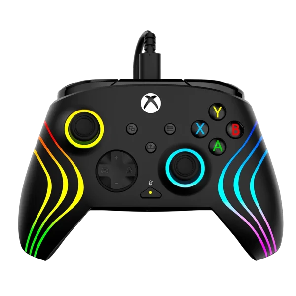 בקר חוטי לגיימינג Turtle Beach Afterglow Wave תאורת RGB – תואם Xbox ו‑PC שחור