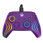 בקר חוטי לגיימינג Turtle Beach Afterglow Wave תאורת RGB – תואם Xbox ו‑PC סגול