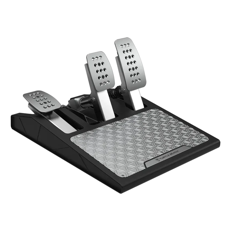 סט הגה ודוושות VelocityOne™ Race – תואם Xbox ו־PC – מבית Turtle Beach
