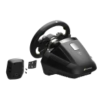 סט הגה ודוושות VelocityOne™ Race – תואם Xbox ו־PC – מבית Turtle Beach