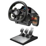 סט הגה ודוושות VelocityOne™ Race – תואם Xbox ו־PC – מבית Turtle Beach