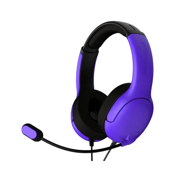 אוזניות חוטיות דגם PDP Airlite ל-PS5 בצבע סגול מבית Turtle Beach