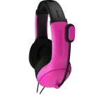 אוזניות חוטיות דגם PDP Airlite ל-PS5 בצבע ורוד מבית Turtle Beach
