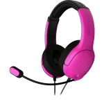 אוזניות חוטיות דגם PDP Airlite ל-PS5 בצבע ורוד מבית Turtle Beach
