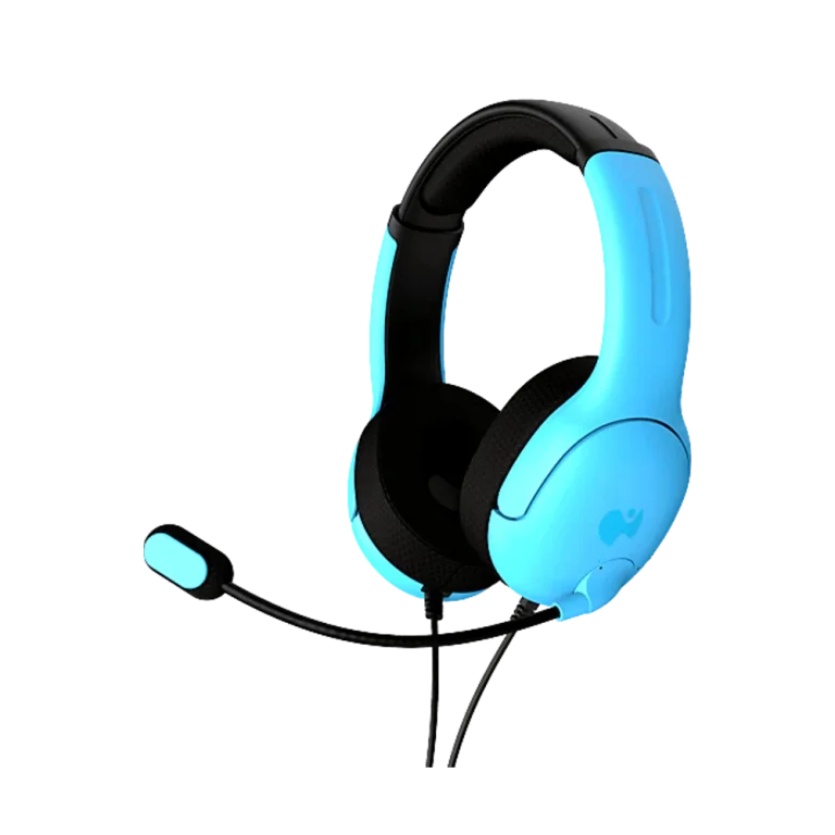 אוזניות חוטיות דגם PDP Airlite ל-PS5 בצבע כחול מבית Turtle Beach