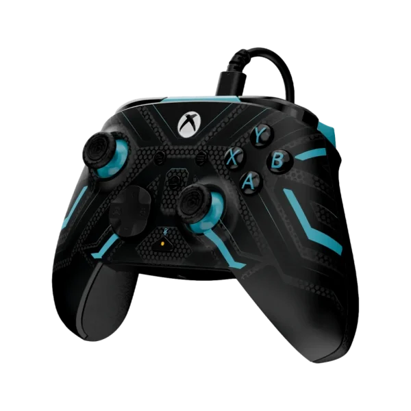 בקר גיימינג חוטי דגם PDP Rematch™ Glow Advanced Wired בצבע אפור מבית Turtle Beach
