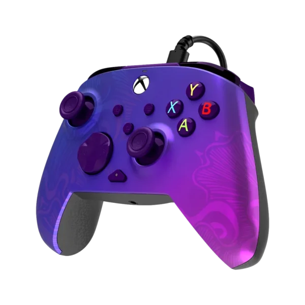 בקר גיימינג חוטי דגם PDP Rematch™ Glow Advanced Wired בצבע סגול מבית Turtle Beach