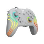 בקר גיימינג חוטי ל-Nintendo Switch 2 דגם Afterglow™ Wave Wired Controller בצבע אפור מבית Turtle Beach