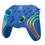בקר גיימינג אלחוטי ל-Nintendo Switch 2 דגם Afterglow Wave Wireless Controller בצבע כחול מבית Turtle Beach