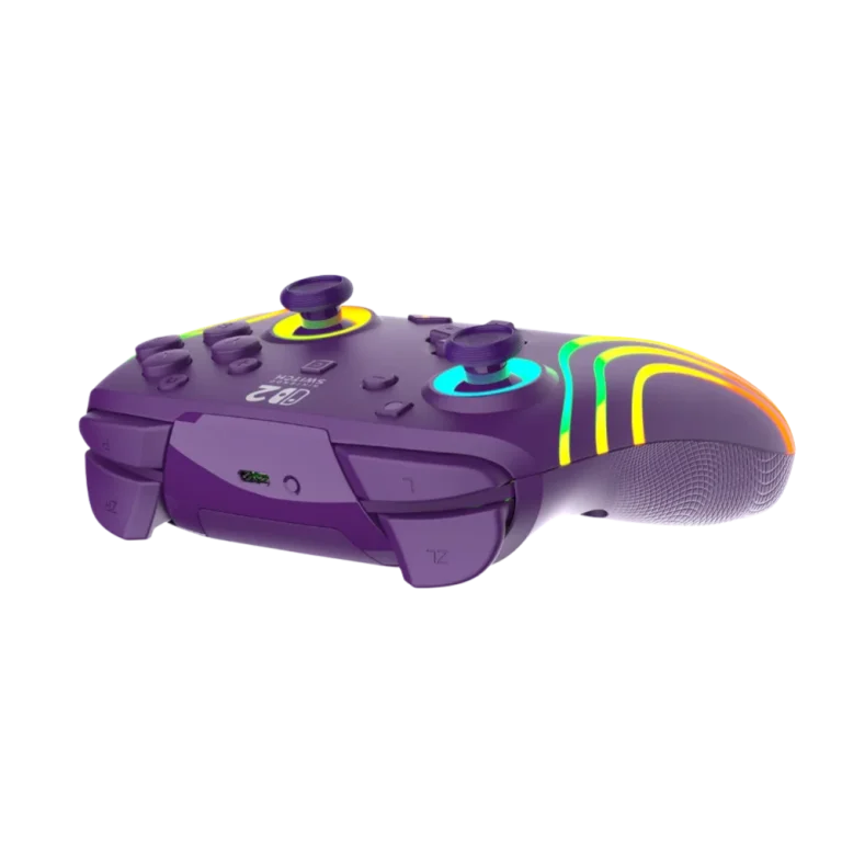 בקר גיימינג אלחוטי ל-Nintendo Switch 2 דגם Afterglow Wave Wireless Controller בצבע סגול מבית Turtle Beach